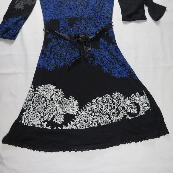 Desigual Anita 48V2164 Womens Dress S/6 Designer - Picture 4 of 8